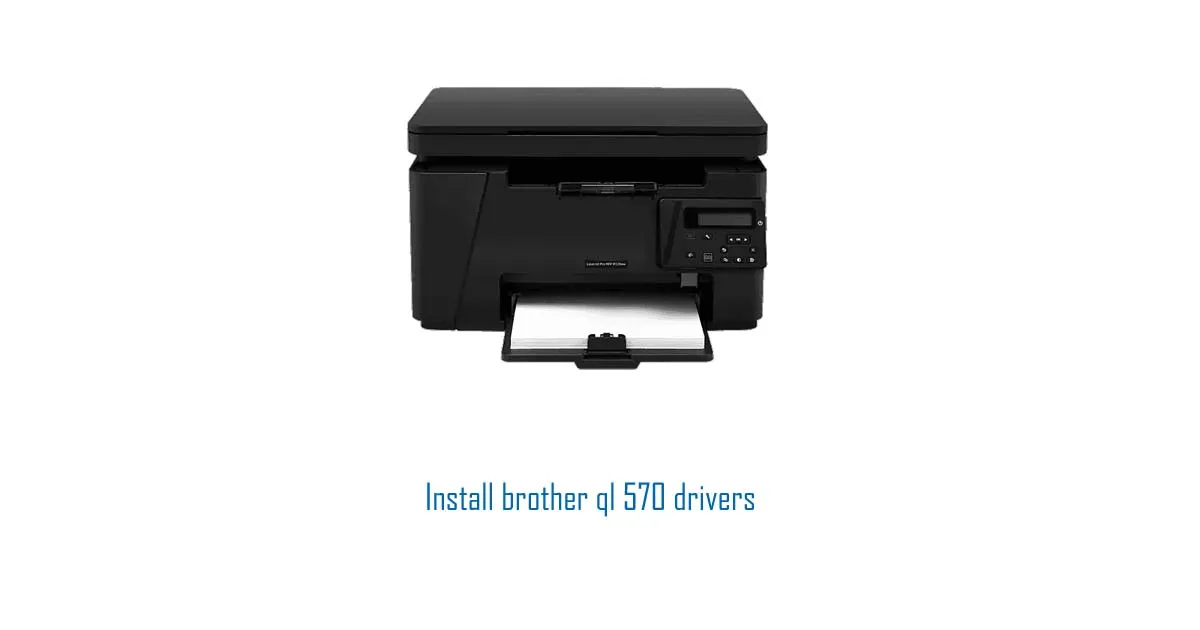 Install brother ql 570 drivers