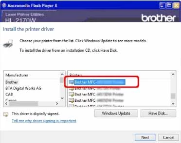 Brother installer for drivers