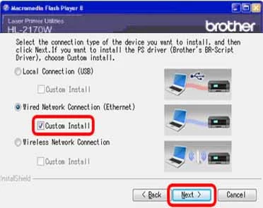 connect brother mfc-l2700dw printer to computer manual